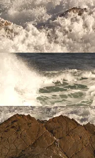 超高清浪花翻滚惊涛拍岸视频