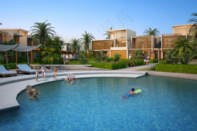 小区游泳池