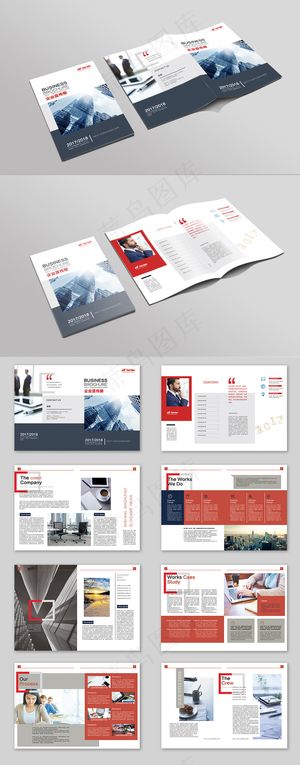 2017年商务企业画册设计