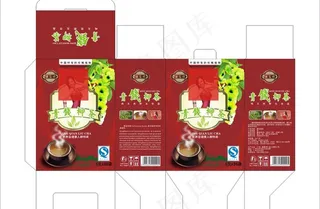 青钱柳茶包装设计图片
