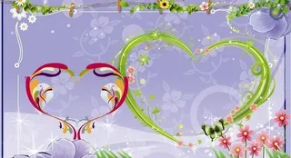 花瓣式相片模板图片