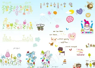 儿童卡通设计素材图片