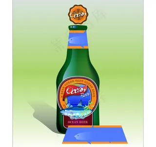 啤酒瓶包装设计图片模板下载