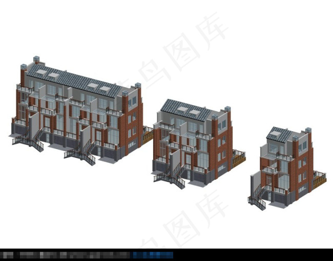 别致高档建筑模型