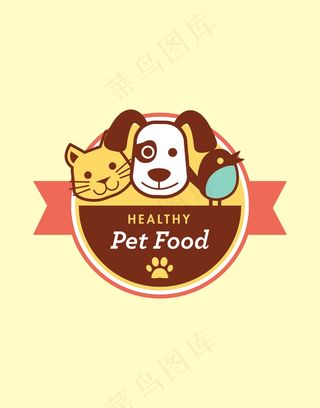 徽章LOGE欧美风格设计图小狗猫咪...