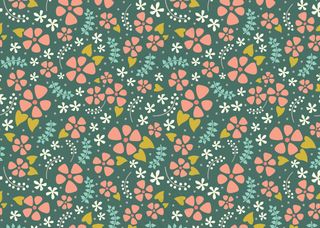 植物花纹底纹背景矢量图