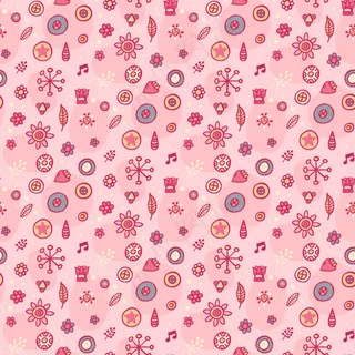 粉红色花图案