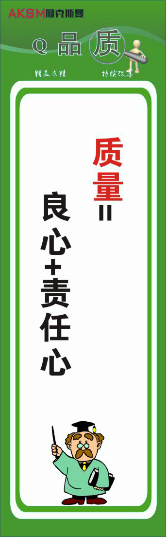 品质管理挂牌17cdr矢量模版下载