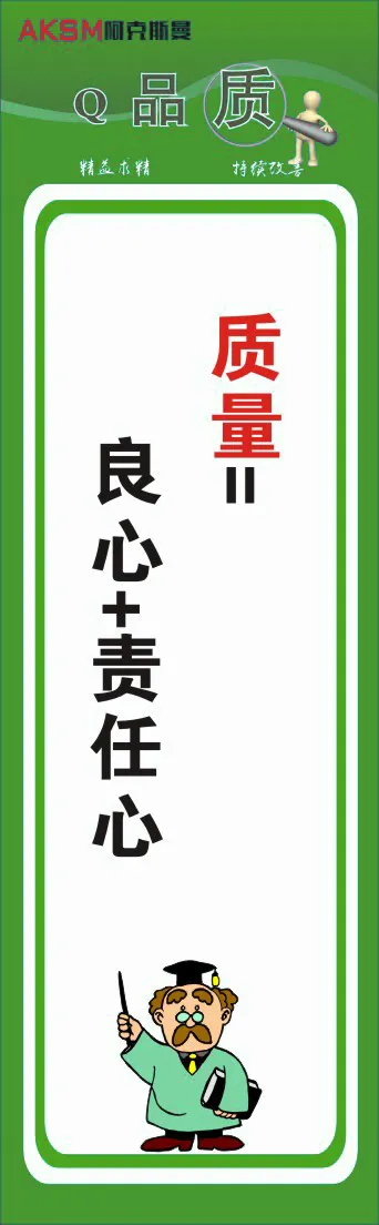 品质管理挂牌17cdr矢量模版下载