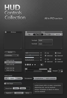 网页界面设计装饰元素PSD分