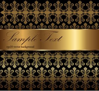 矢量华丽高雅花纹背景素材