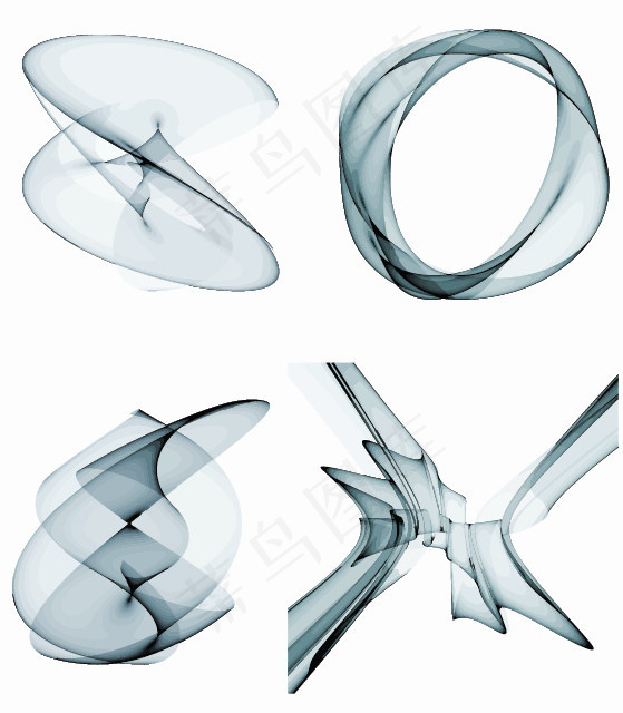 4摘要烟设计矢量图