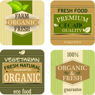 正方形标志设计矢量素材