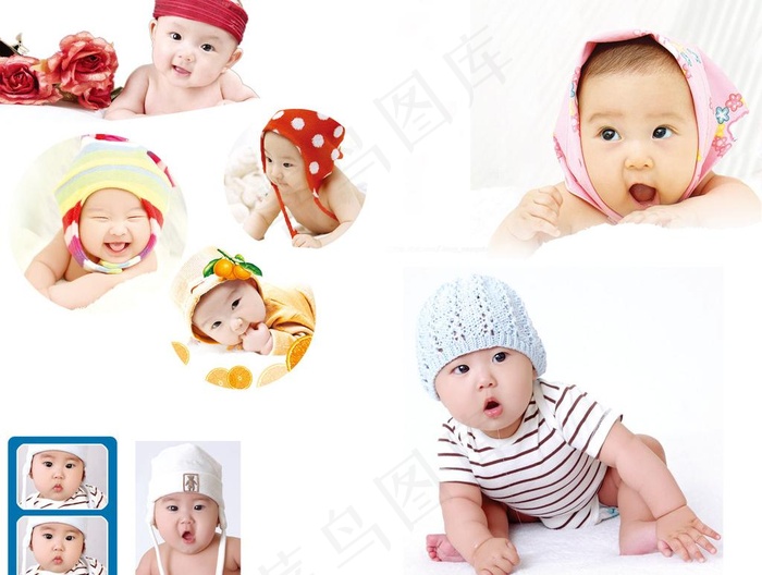 娇嫩肌肤可爱儿童艺术照图片