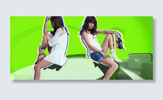 服装人物创意图片