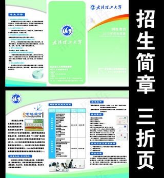招生简章三折页图片