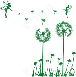 蒲公英沙发背景