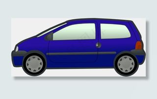 托拜厄斯蓝Twingo剪贴画