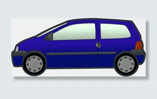 托拜厄斯蓝Twingo剪贴画
