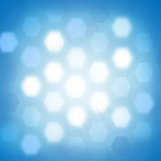 蓝色格子背景素材PSD