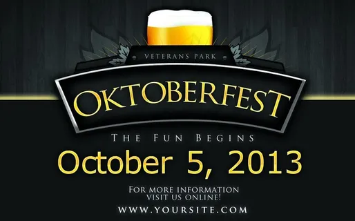 啤酒节海报设计图片