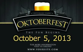 啤酒节海报设计图片