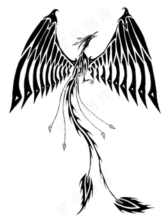 简约个性黑白剪纸图案PNG免扣素材