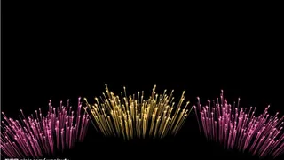 五一喜庆素材（彩色烟花）图片