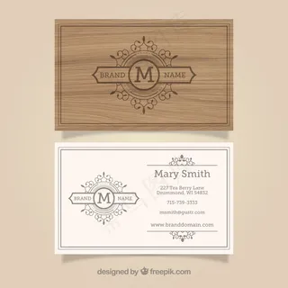 高档简洁大气商务名片矢量图