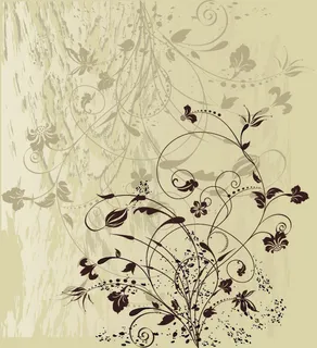 韩国古典花纹矢量素材