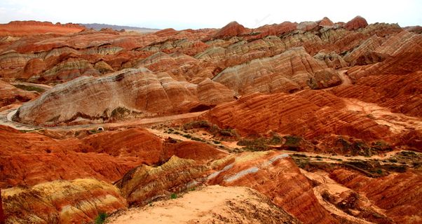 张掖丹霞地质公园图片