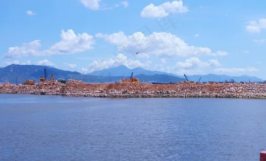 大海景观 港口建设图片