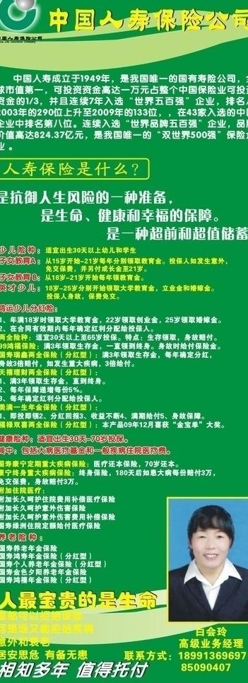 中国人寿易拉宝图片cdr矢量模版下载