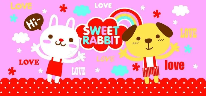 可爱的熊兔图片