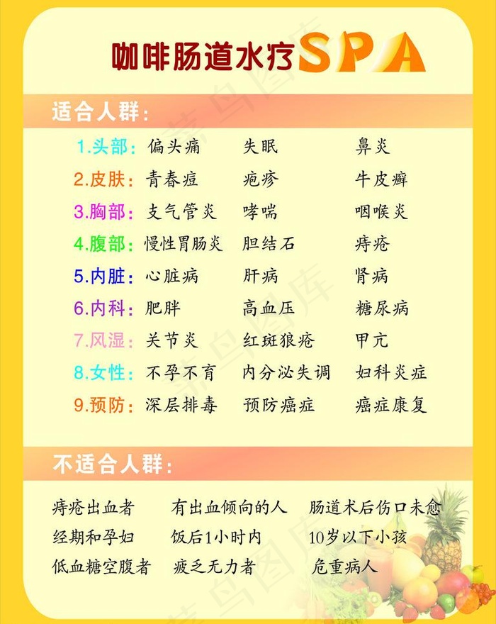 咖啡肠道水疗spa图片