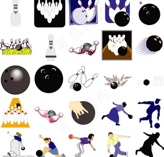矢量专辑——保龄球图片