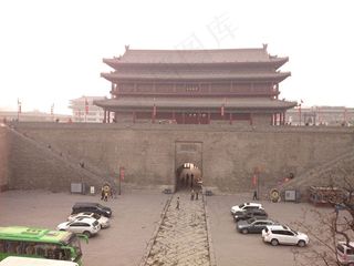 西安古城墙图片