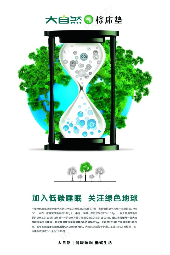 自然清新绿色海报