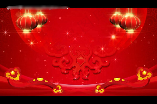 元旦视频LED模板免费素材