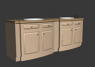 洗手柜模型图片