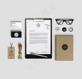 VI素材模版智能贴图提案专业大气样...