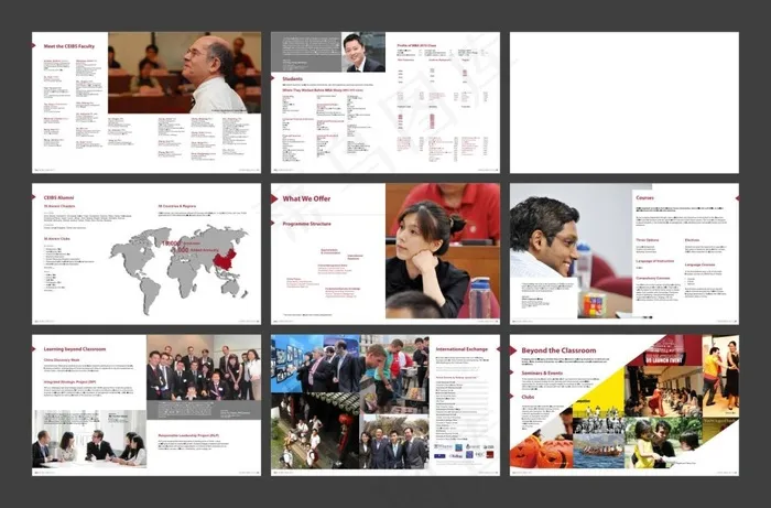 国外企业画册ai矢量模版下载