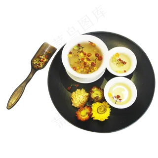 合欢花菊花花茶组合