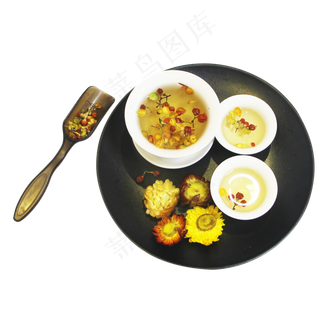 合欢花菊花花茶组合