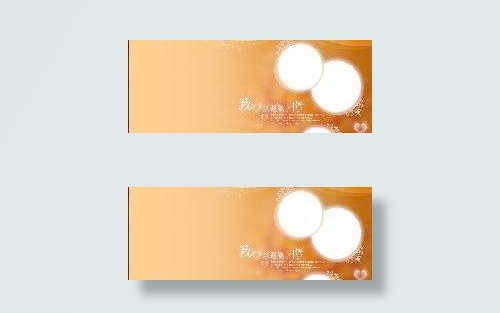 适合做黄色背景的婚纱模板 下载psd模版下载