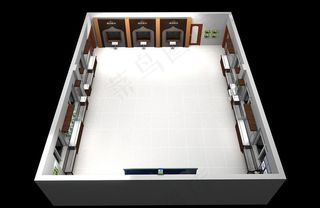 植物生物展标厅效果图图片