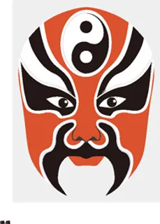 京剧脸谱127款矢量素材