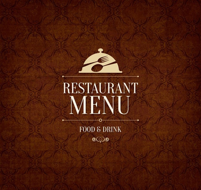 西餐厅菜单封面设计图片