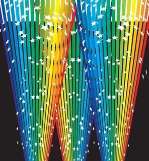 梦幻灯光背景矢量素材