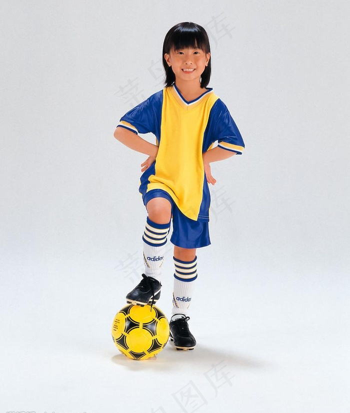 足球女孩图片